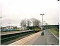 Banbury station. An EWS freight rain and a Wrexham, Marylebone train are here too.