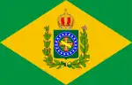 Flag of the Empire of Brazil, first version (1 December 1822 – 29 August 1853)