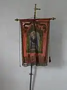 Banner of procession to the Church Saint-Laurent of Chavailles