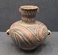 Painted pottery jug from the Banshan phase of the Yangshao culture. The Museum of the Mausoleum of the Nanyue King, Guangzhou, China.