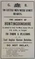 Recruiting poster for shorter men, 1916]