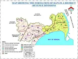 left side is Chirala Revenue Division in Bapatla District