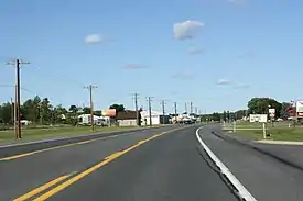Downtown Baraga along U.S. Route 41