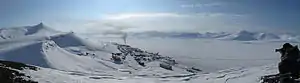 The town from above