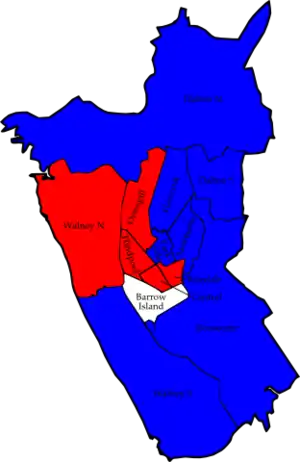 2007 results map