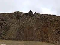 Basalt columns of Porto Santo, Archipelago of Madeira