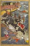 Basawan Akbarnama; c. 1590; watercolor on paper; 33 x 20&nbsp;cm; Victoria and Albert Museum (London)
