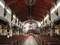 The central nave and altar of the basilica