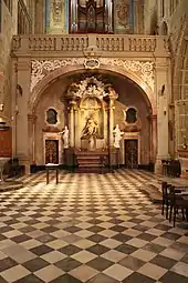 One of the chapels.