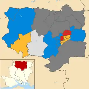 2010 results map