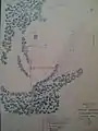 Period map of the battle