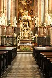 The High altar erectet 1736
