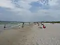 Beach, looking east