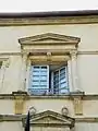 Sévigné institution building window detail.