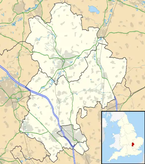 RAF Chicksands is located in Bedfordshire