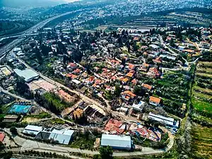The upper, northern, part of Beit Nekofa