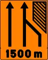 F79: Reduction of lanes