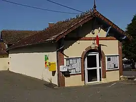 The town hall in Bellegarde