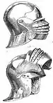 Italian bellows visored sallet (transitional from sallet to close helm)