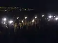 The White Women march on through the crowds