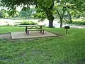 BBQ grill area