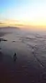 Beach in the sunset