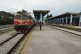 Bijelo Polje railway station on the Belgrade-Bar railway.