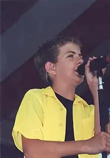 Billy Gilman at a Boston concert in 2000.