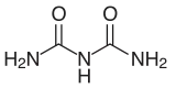 Skeletal formula of biuret