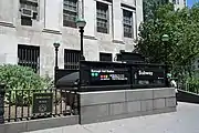 Entrance in front of Brooklyn Borough Hall