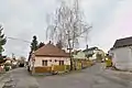 Municipal office in the centre of Blevice