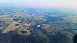 Aerial view of Weißenborn (2016)