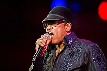 Womack performing with Gorillaz in Denmark, 2010.