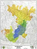 Bobcat Fire progression map