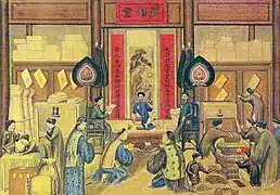 Ministry of Finance of Nguyễn Dynasty (Hộ Bộ: 戸部).