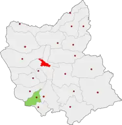 Location of Bonab County in&nbsp;East&nbsp;Azerbaijan&nbsp;province