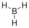 Structural formula of borane