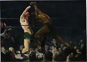 George Bellows, Both Members of This Club, 3' 9" x 5' 3", National Gallery of Art, 1909
