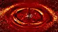 Concentric rings around young star HD 141569A, located some 370 light-years away.