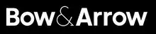 The words "Bow & Arrow" in a whtie font against a black background.