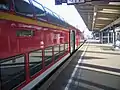 RE 70 departing to Bielefeld in Braunschweig