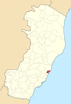 Location in Espírito Santo