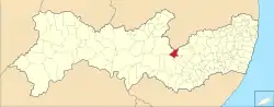 Location in Pernambuco  state