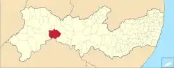 Location in Pernambuco