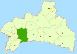 Location of Kobryn District