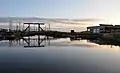 The bridge to the shipyard of Museumsøen.