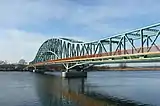 A bridge on the Oder River in Gryfino