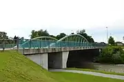 Bridge over Kamniška Bistrica in Kamnik, Slovenia (2010)