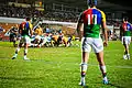 North Harbour Rays scrum under the Grandstand