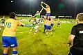 Brisbane City win a lineout against North Harbour Rays